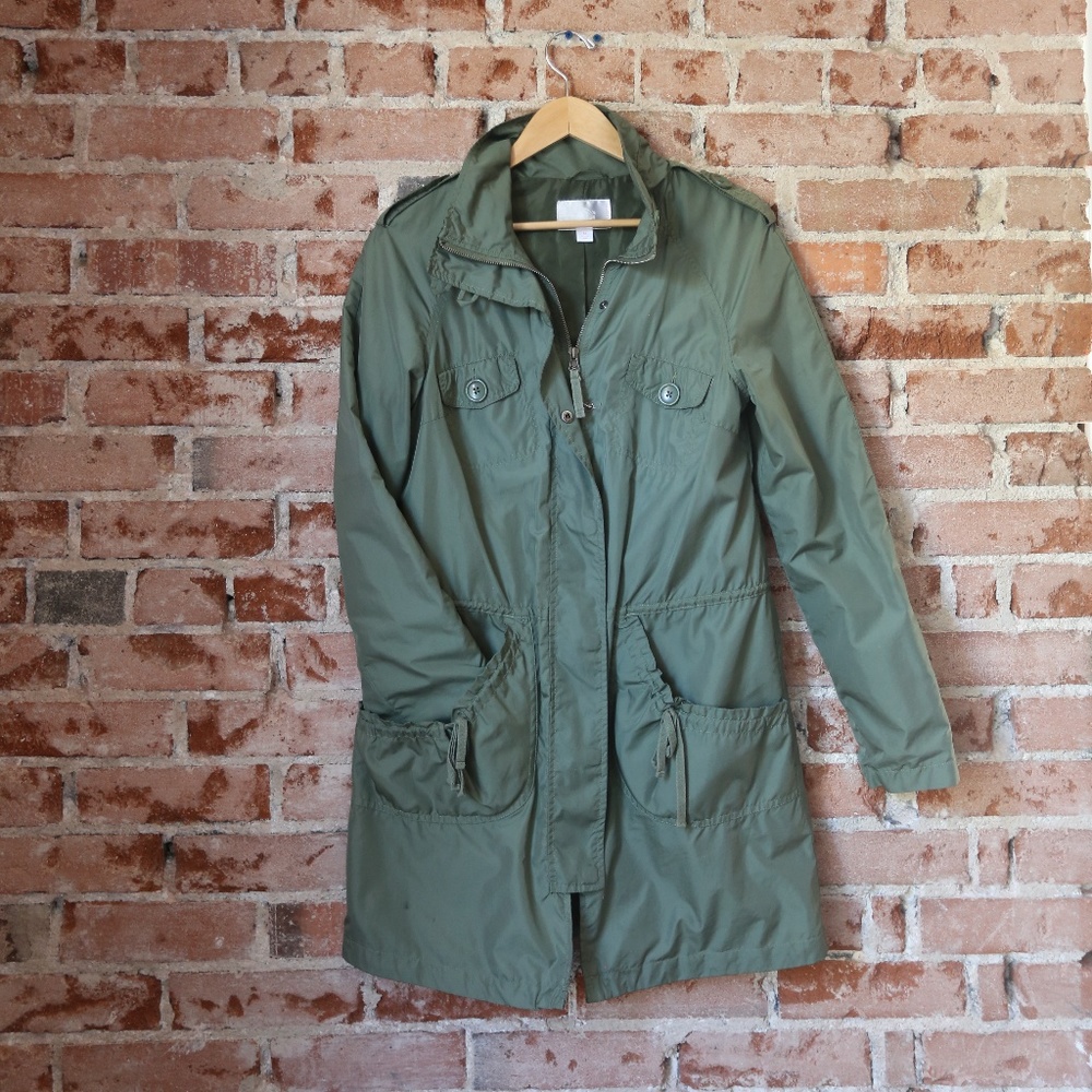 Medium Green Raincoat